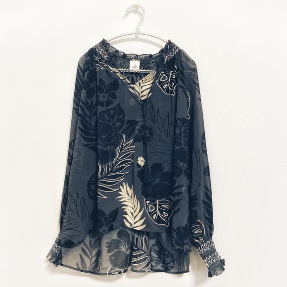 Cabi 5597 Aloha Blouse Small EUC - Picture 5 of 11